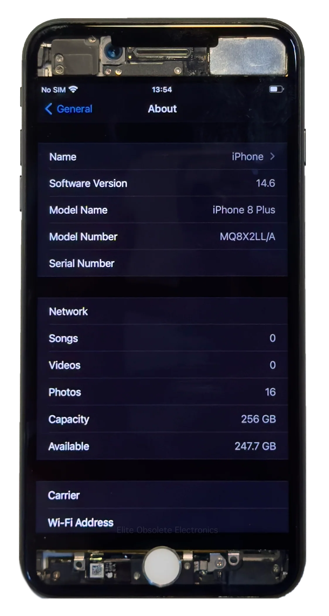 256GB Apple iPhone 8 Plus Custom Refurbished Transparent Factory Unlocked MQ8X2LL/A - Image 3