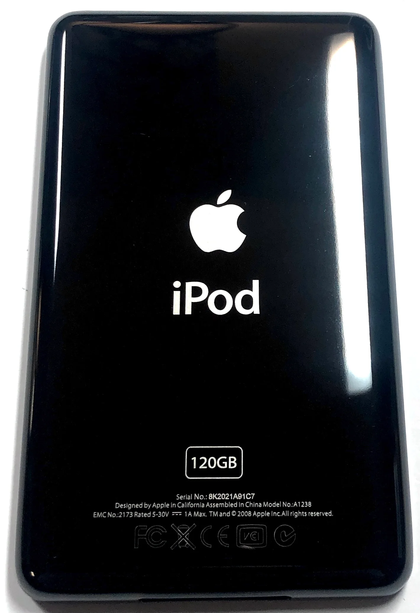 Thin Black Backplate for iPod Classic Video 5th 5.5 6th 7th 30GB 64GB 128GB 256GB 512GB 1TB 80GB 120GB 160GB Universal A1136 A1238 - Image 3