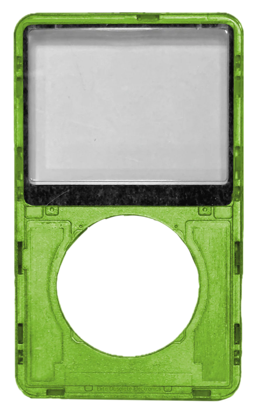 Atomic Candy Apple Green Transparent Clear Faceplate For Apple iPod Video 5th & 5.5 Generation Plastic