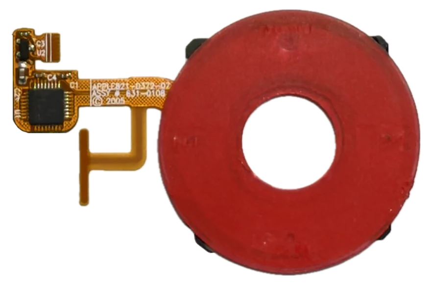 Atomic Mica Red Click Wheel Flex for Apple iPod Video