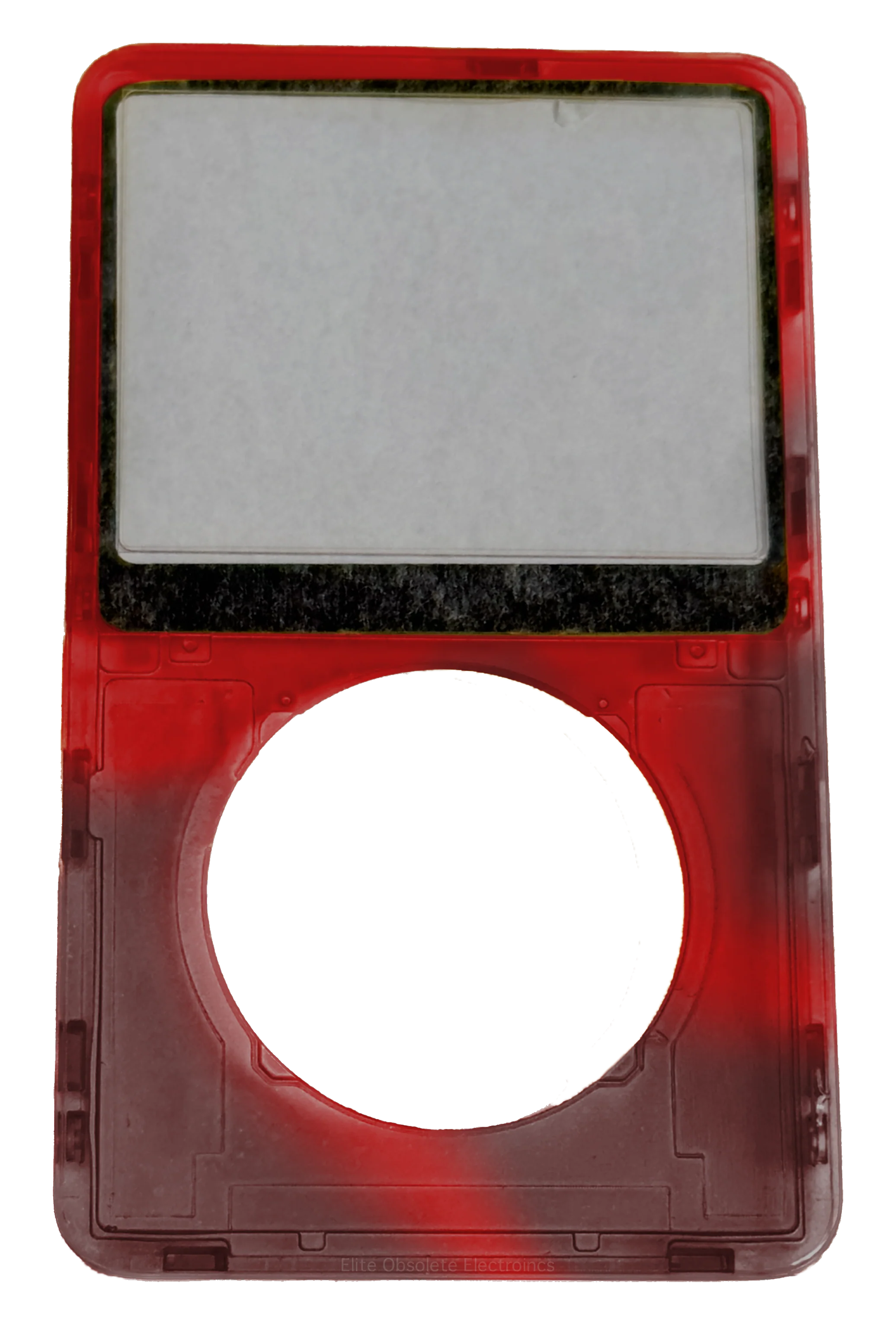 Atomic Neon Ruby Red Smoke Transparent Clear Faceplate For Apple iPod Video 5th & 5.5 Generation Plastic