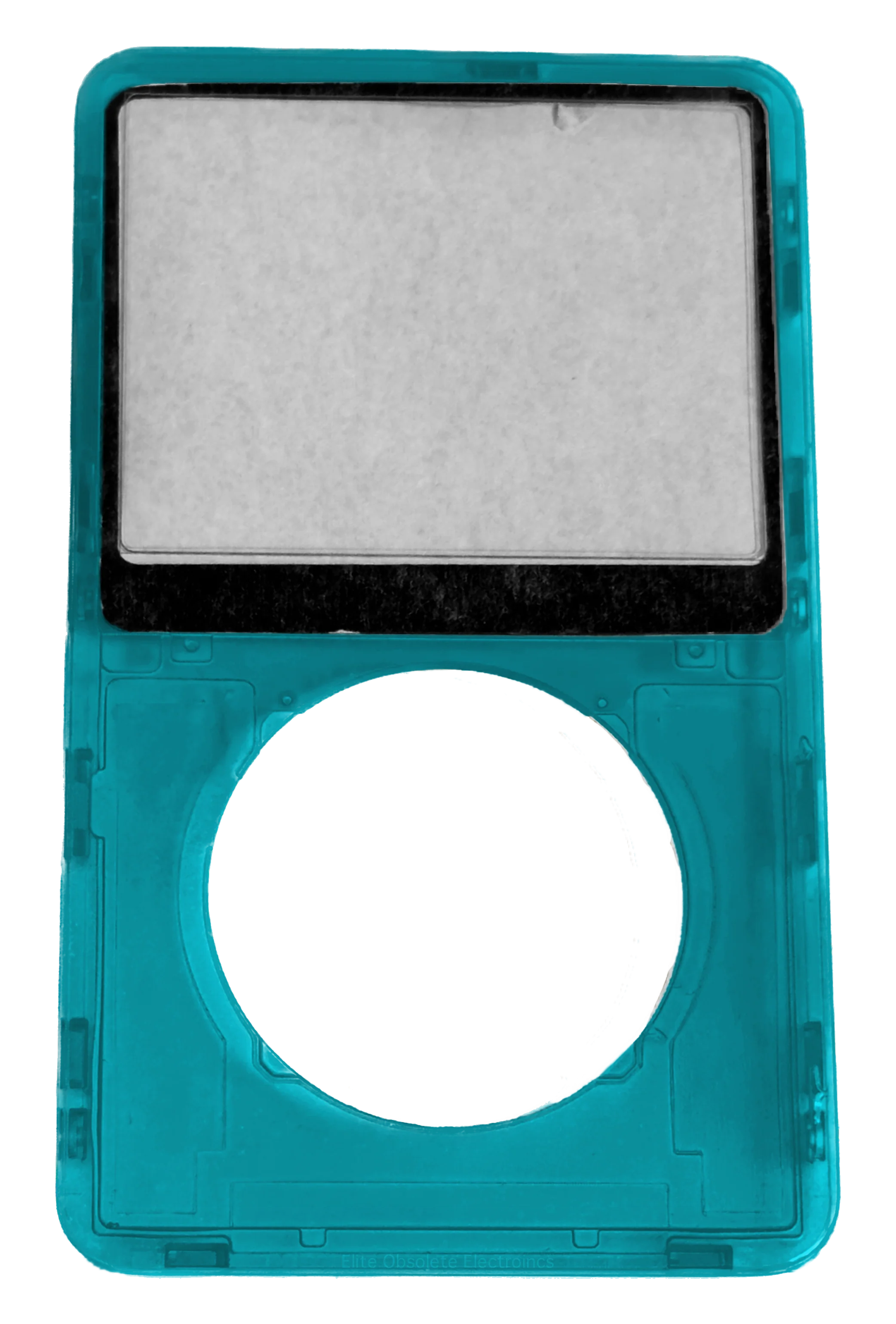 Atomic Ocean Blue Transparent Clear Faceplate For Apple iPod Video 5th & 5.5 Generation Plastic A1136