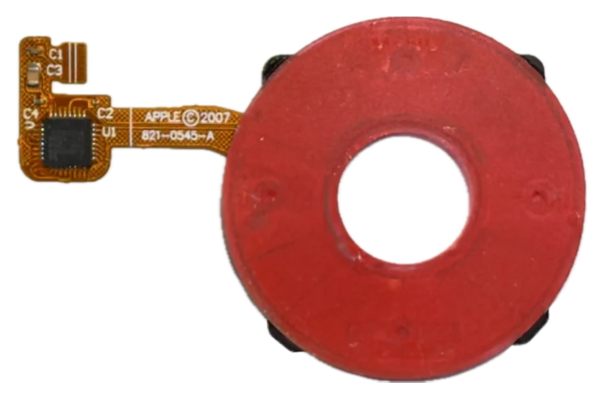 Atomic Mica Red Click Wheel Flex for Apple iPod Classic 6th 7th Generation