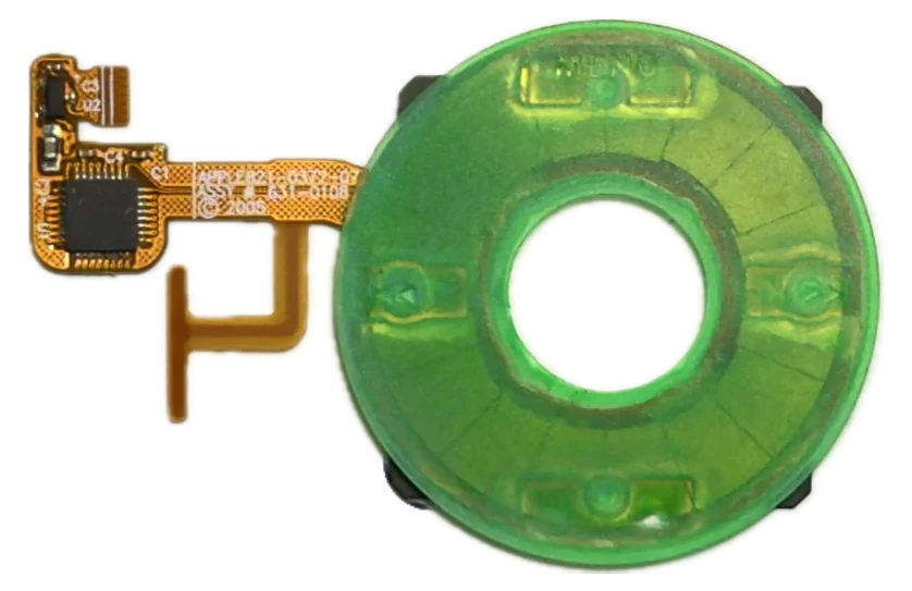 Atomic Slime Green Click Wheel Flex for Apple iPod Video