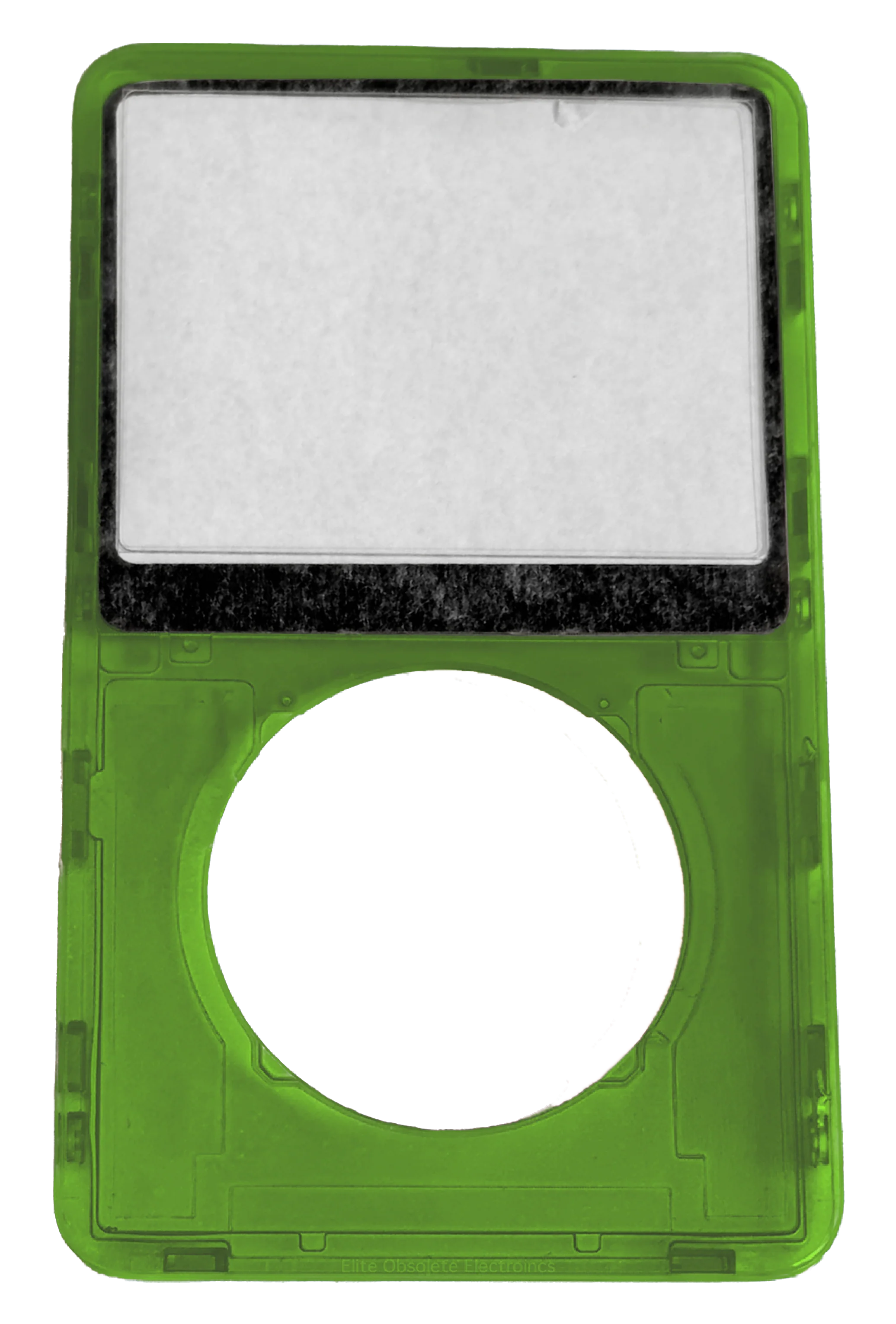 Atomic Turtle Green Transparent Clear Faceplate For Apple iPod Video 5th & 5.5 Generation Plastic