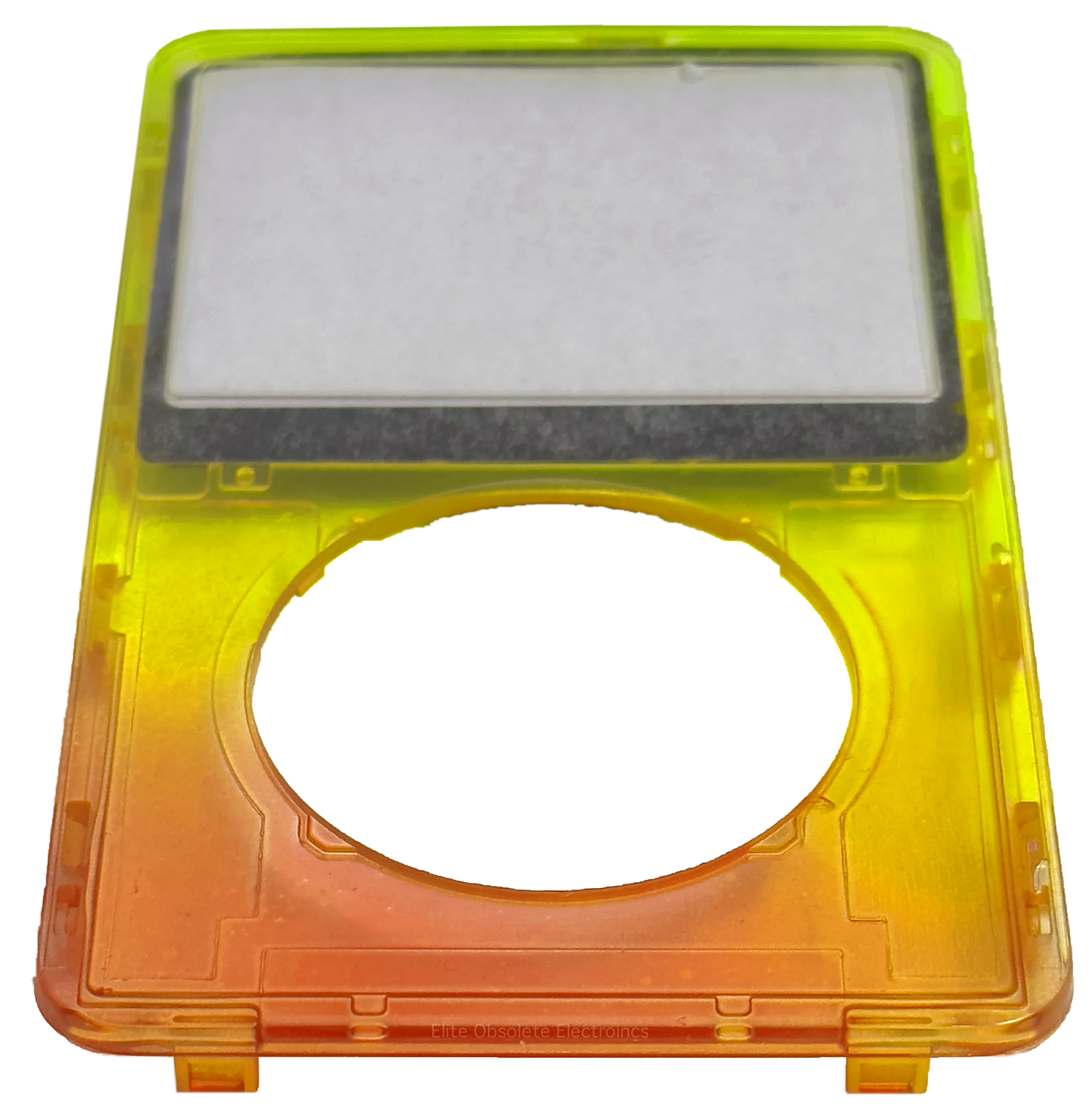 Atomic Yellow Dream Transparent Clear Faceplate For Apple iPod Video 5th & 5.5 A1136 Plastic - Image 2