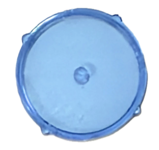 Blue Crystal Clear Plastic Center Select Button for Apple iPod Classic 6th 7th Generation A1238
