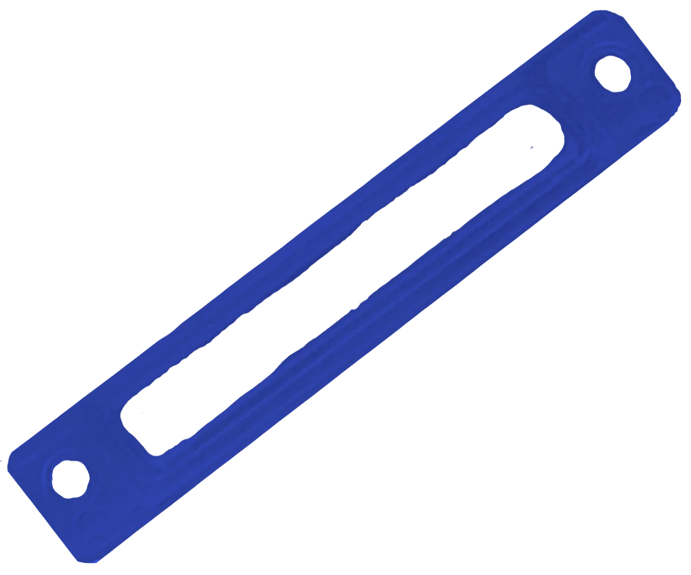 Blue Solid Dock Plastic Bezel for Apple iPod Video 5th 5.5 & Classic 6th 7th Thick & Thin A1136 A1238