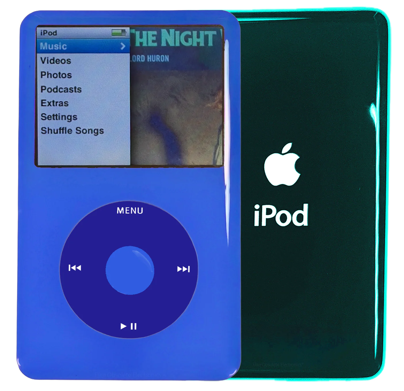 New Apple iPod Classic 6th & 7th Generation Blue Plastic / Blue / Blue Plastic (Pine Green)