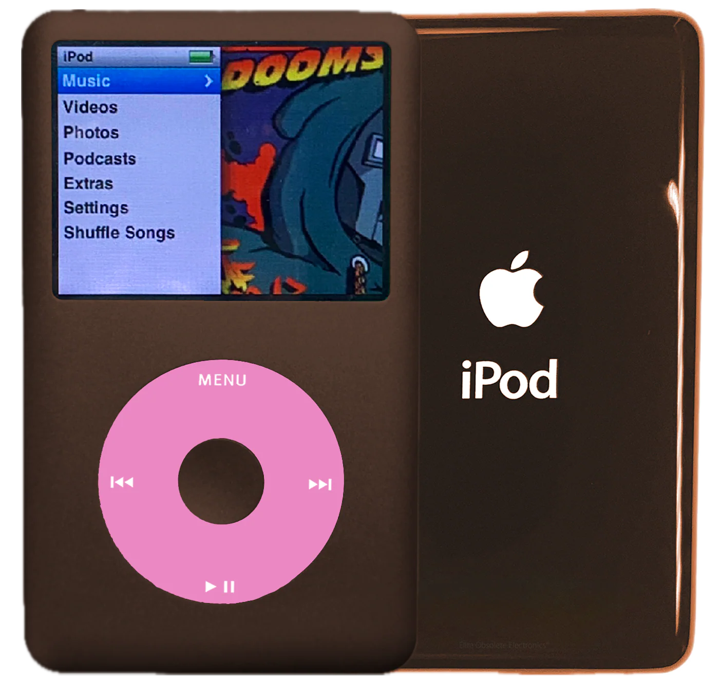 New Apple iPod Classic 6th & 7th Generation Earth Brown Metal / Light Pink / Earth Brown Metal (Rose Gold)