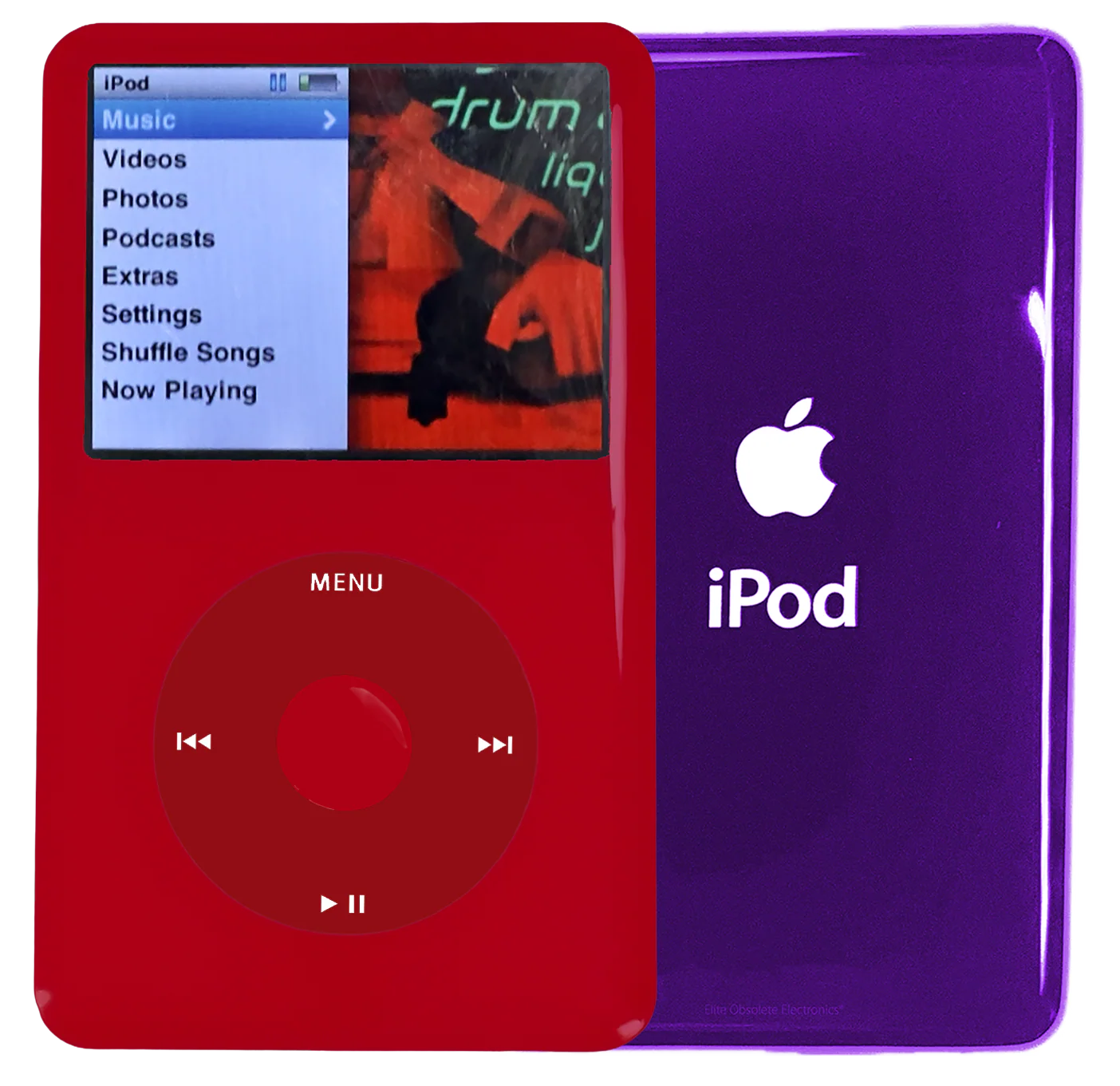 New Apple iPod Classic 6th & 7th Generation Red Plastic / Red / Red Plastic (Midnight Purple)