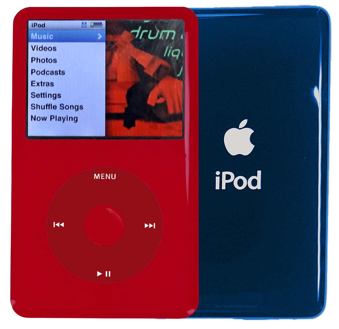 New Apple iPod Classic 6th & 7th Generation Red Plastic / Red / Red Plastic (Aqua)