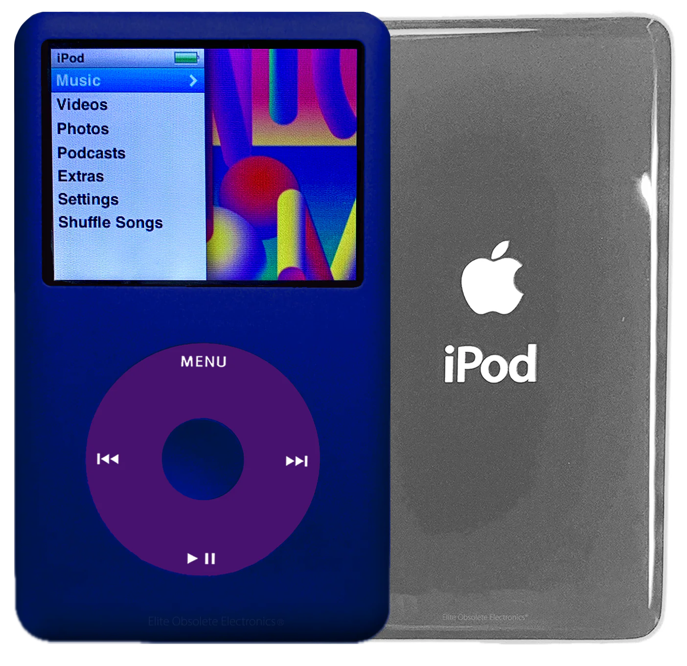 New Apple iPod Classic 6th & 7th Generation Sapphire Blue / Purple / Sapphire Blue (Silver)