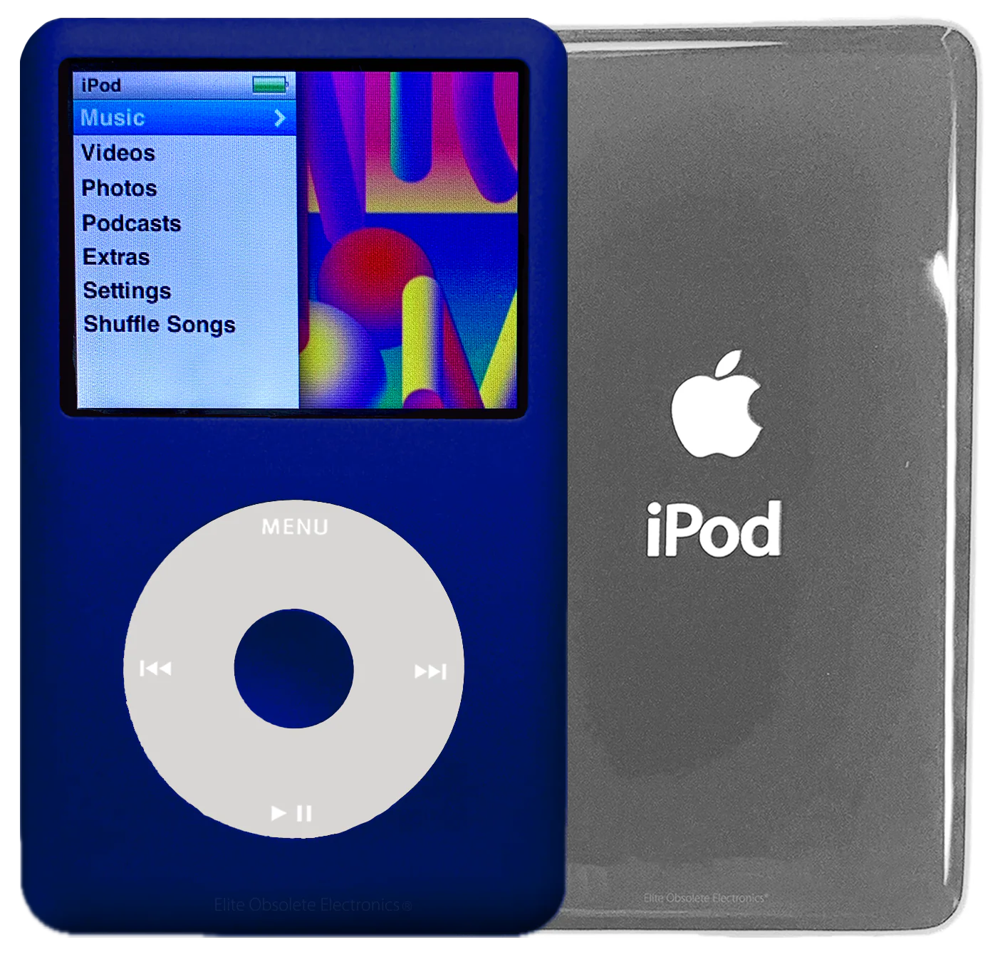 New Apple iPod Classic 6th & 7th Generation Sapphire Blue / Grey / Sapphire Blue (Silver)