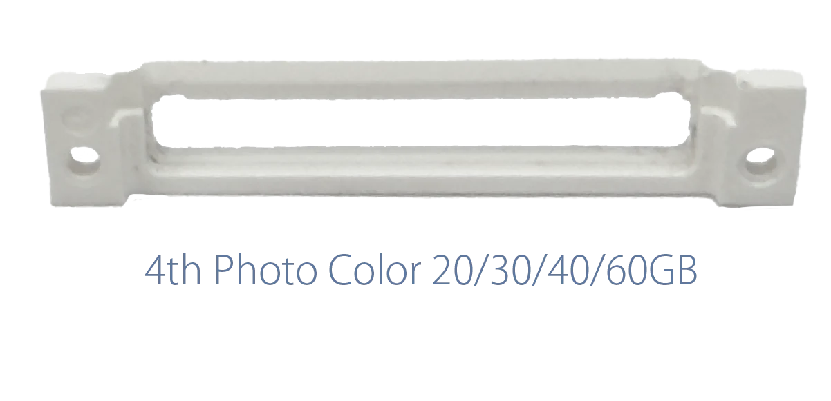 Original Used White Plastic Dock Bezel for Apple iPod Classic 4th Monochrome A1059 Photo Color Display A1099 - Image 4