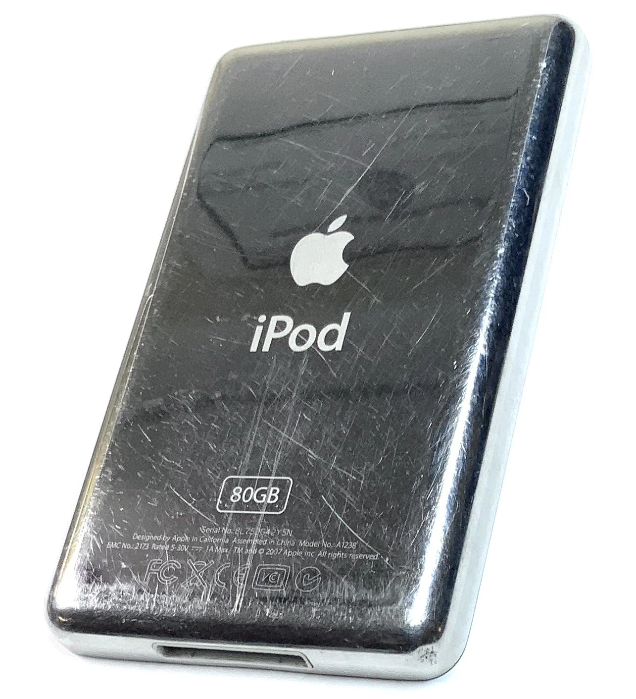 Refurbished Charcoal Gray Apple iPod Classic 6th & 7th Generation New Battery 650mah 850mah A1238 - Image 5