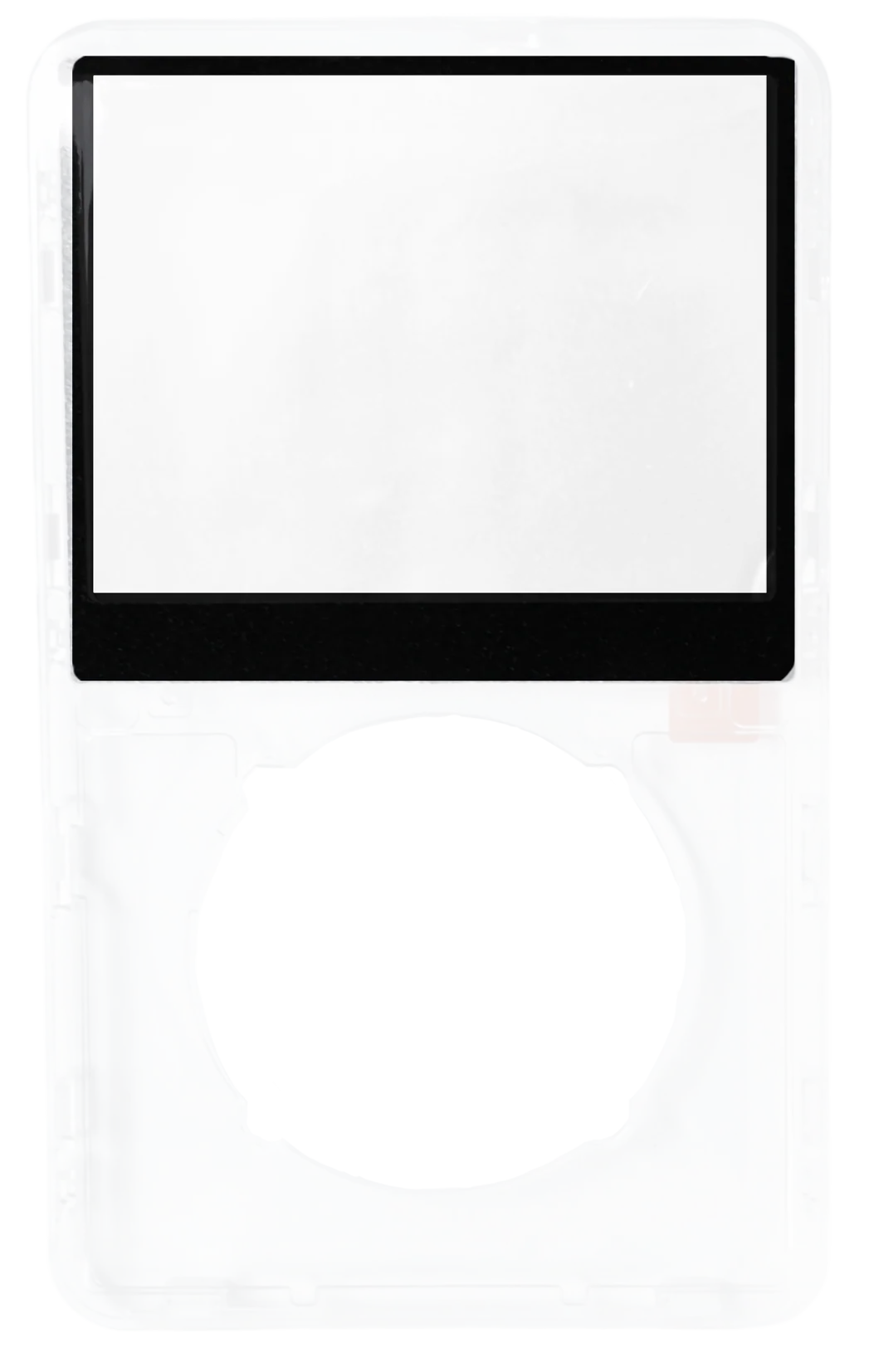 Crystal Clear Transparent Clear Faceplate For Apple iPod Video 5th & 5.5 Generation Plastic A1136