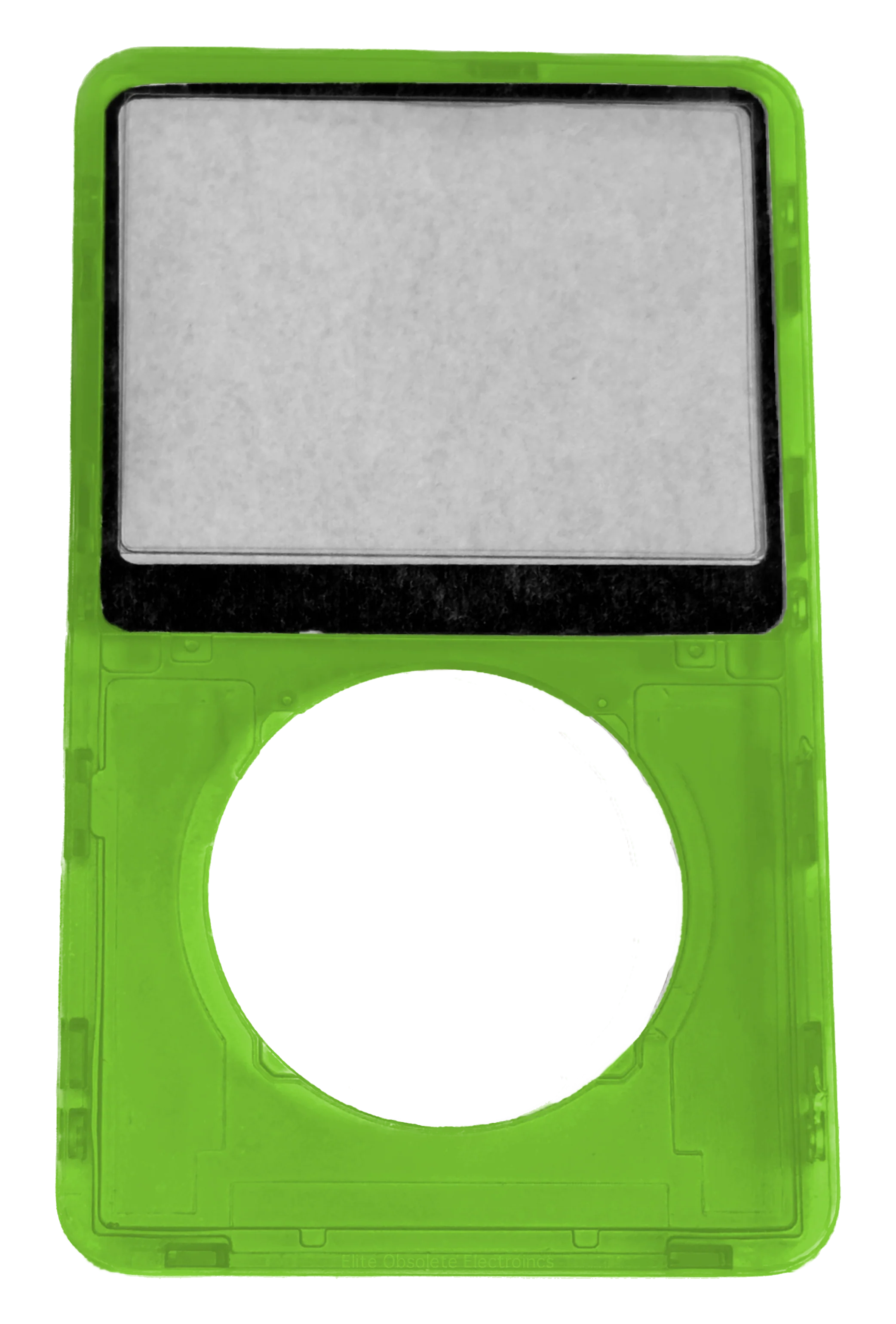 Green Crystal Clear Faceplate For Apple iPod Video 5th & 5.5 Generation Plastic A1136