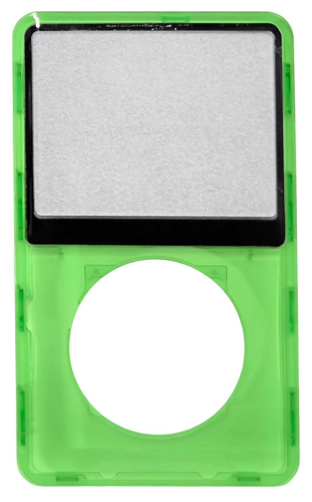 Green Crystal Clear Transparent Faceplate For Apple iPod Classic 6th 7th Generation A1238 Plastic