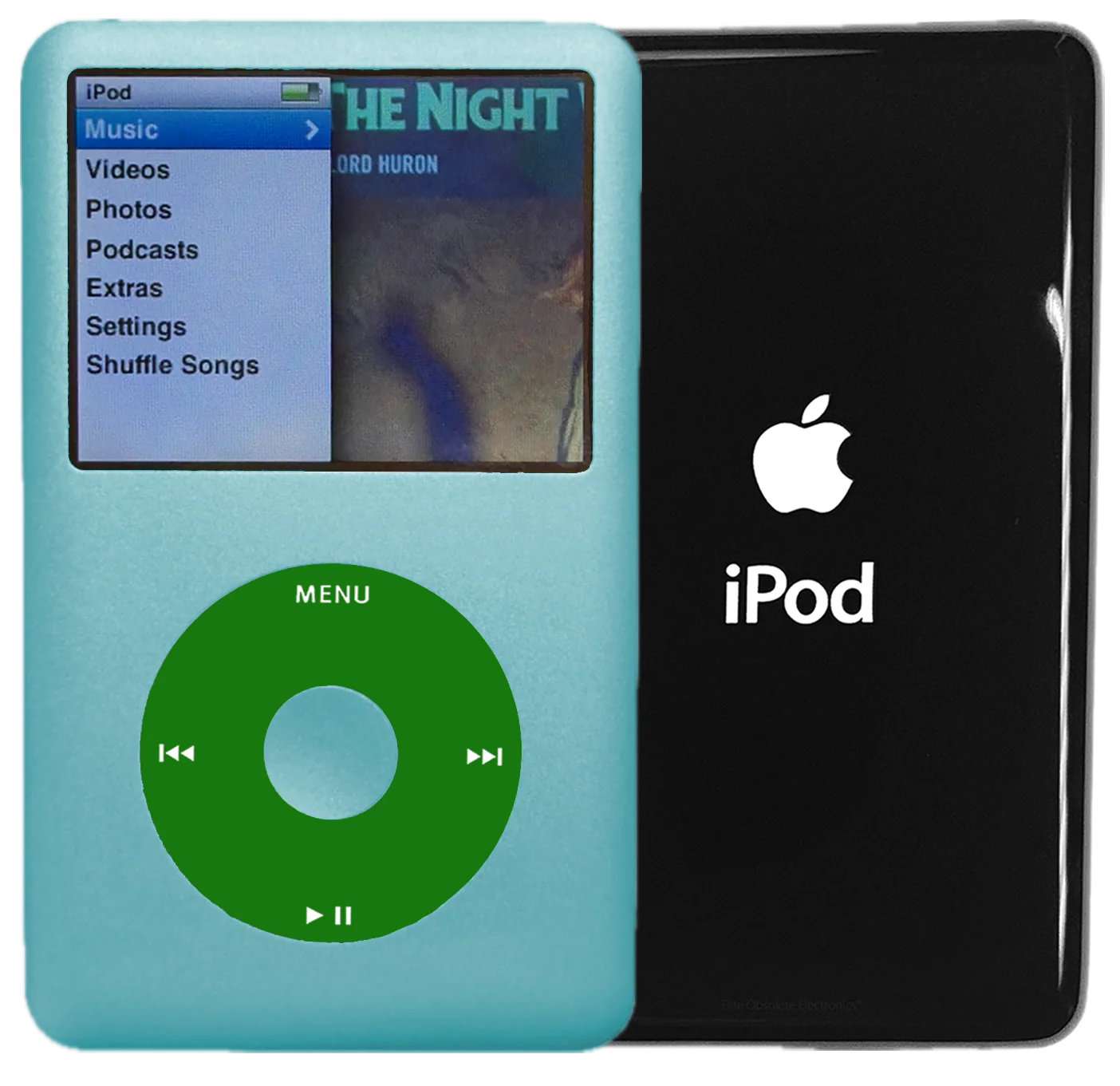 New Apple iPod Classic 6th & 7th Generation Arctic Blue / Green / Arctic Blue (Black)