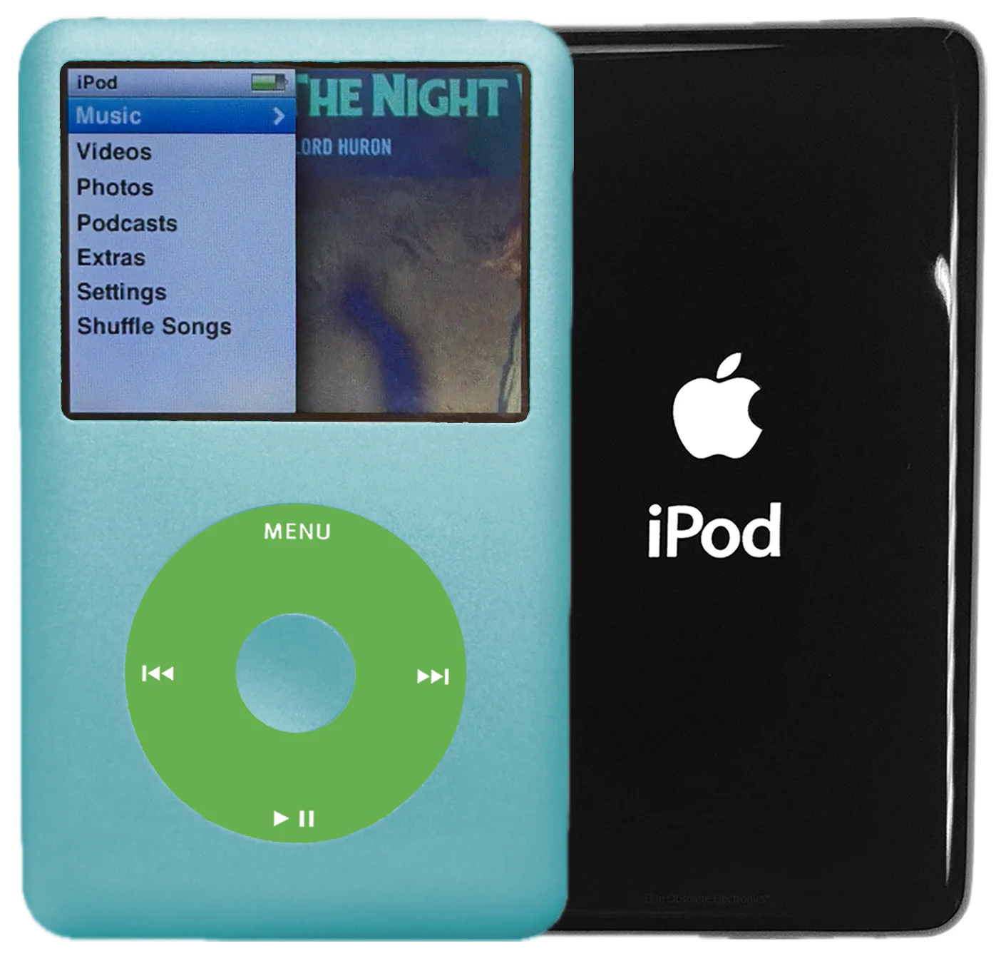 New Apple iPod Classic 6th & 7th Generation Arctic Blue / Light Green / Arctic Blue (Black)