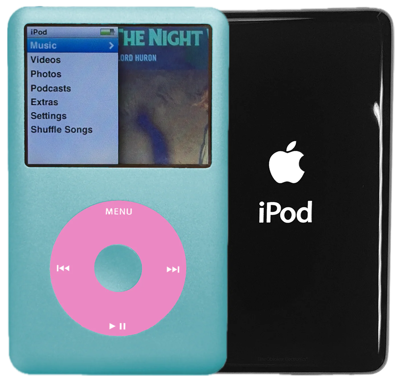 New Apple iPod Classic 6th & 7th Generation Arctic Blue / Light Pink / Arctic Blue (Black)