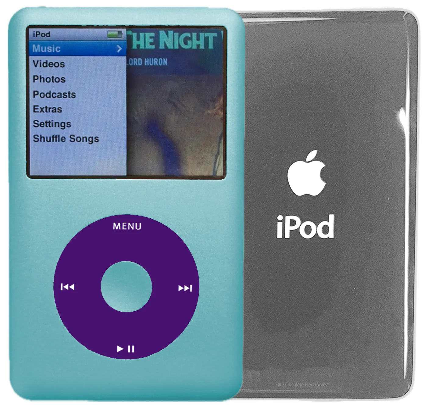 New Apple iPod Classic 6th & 7th Generation Arctic Blue / Purple / Arctic Blue (Silver)