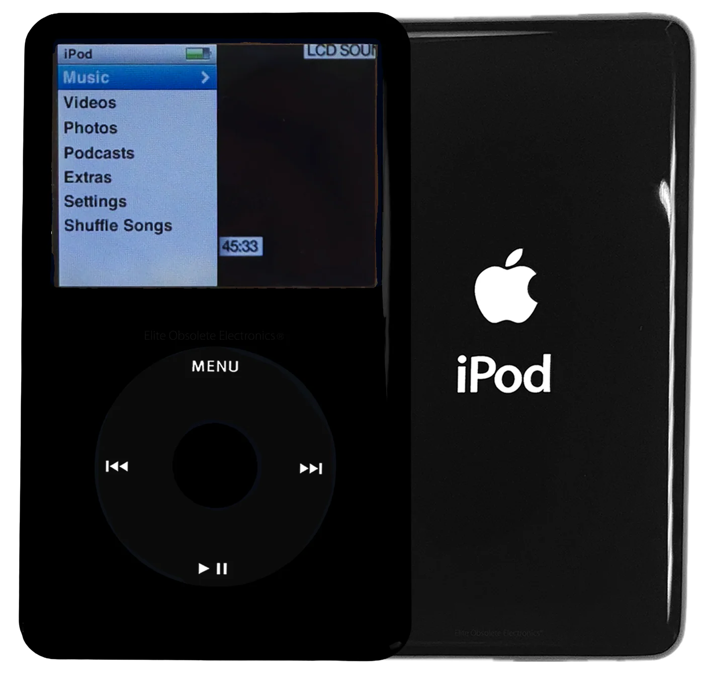 New Apple iPod Classic 6th & 7th Generation Black Plastic / Black / Black Plastic (Black)