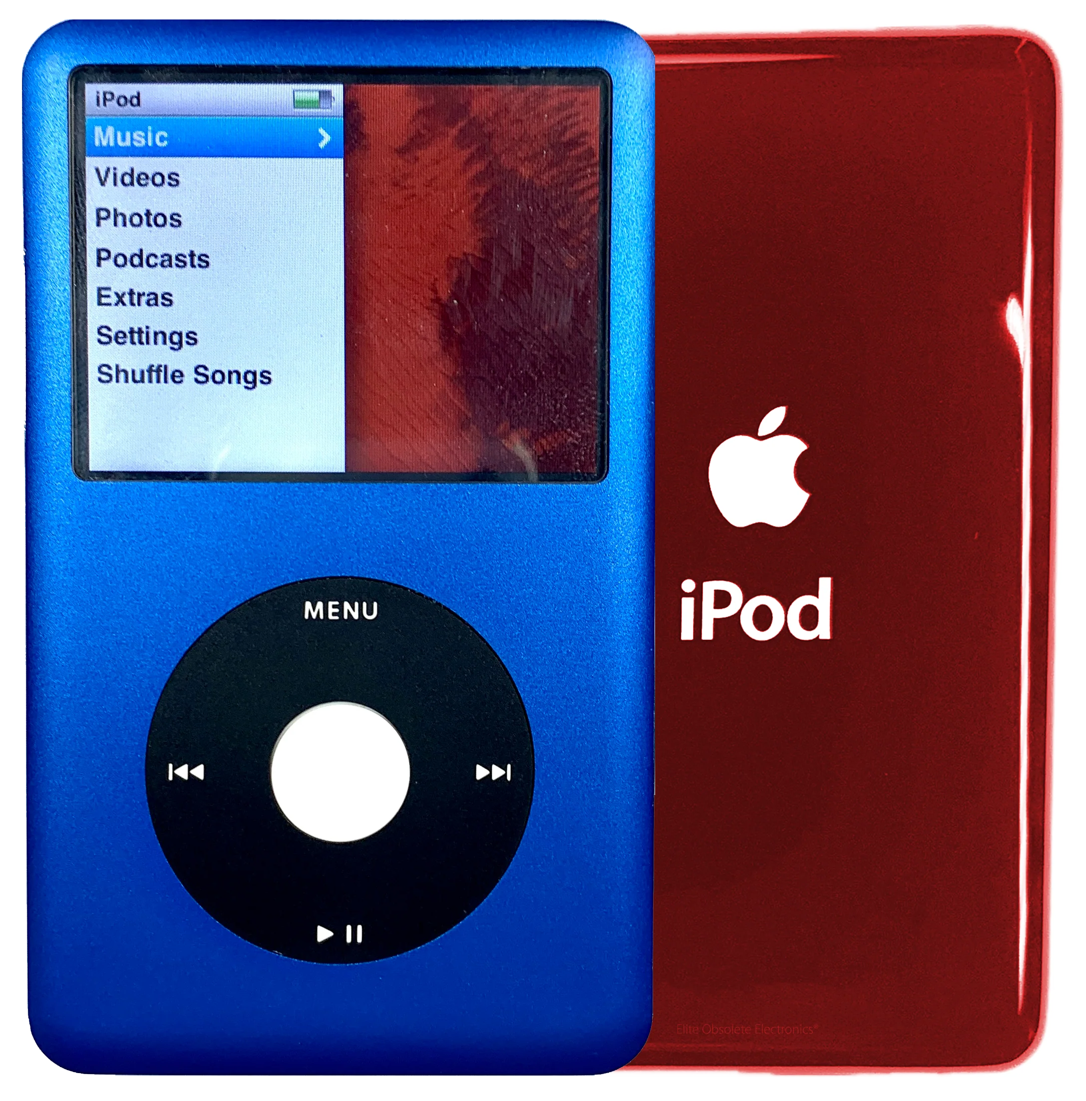 New Apple iPod Classic 6th & 7th Generation Blue / Black / White (Sangria Red)