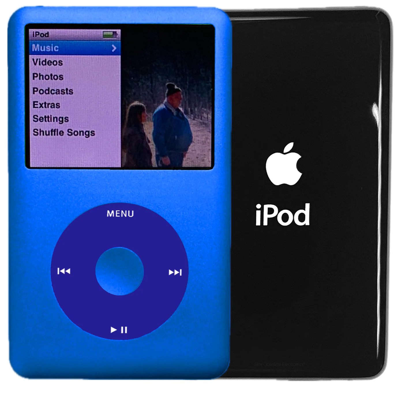 New Apple iPod Classic 6th & 7th Generation Blue Metal / Blue / Blue Metal (Black)