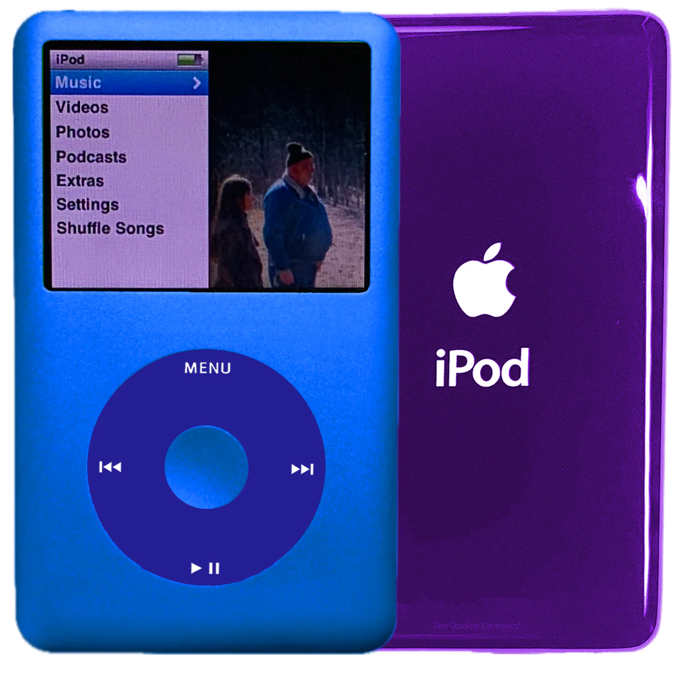 New Apple iPod Classic 6th & 7th Generation Blue Metal / Blue / Blue Metal (Midnight Purple)