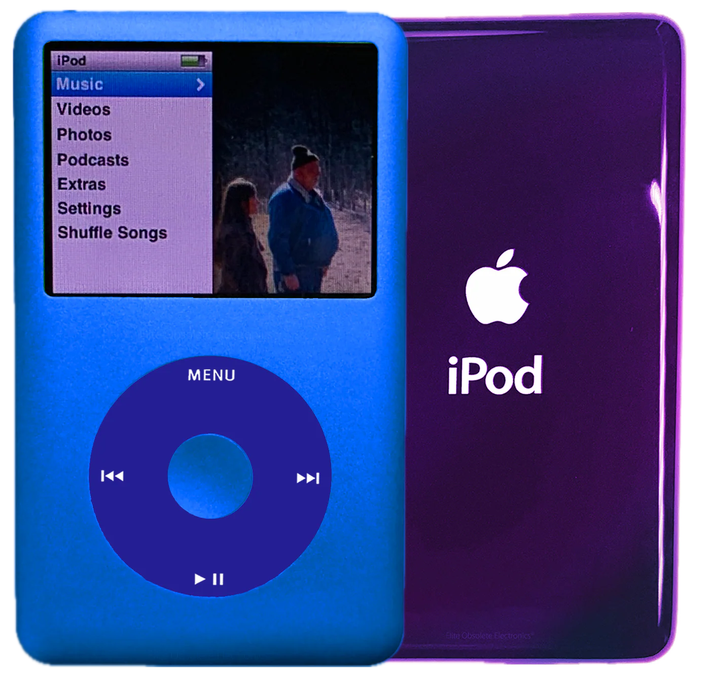 New Apple iPod Classic 6th & 7th Generation Blue Metal / Blue / Blue Metal (Ultraviolet)