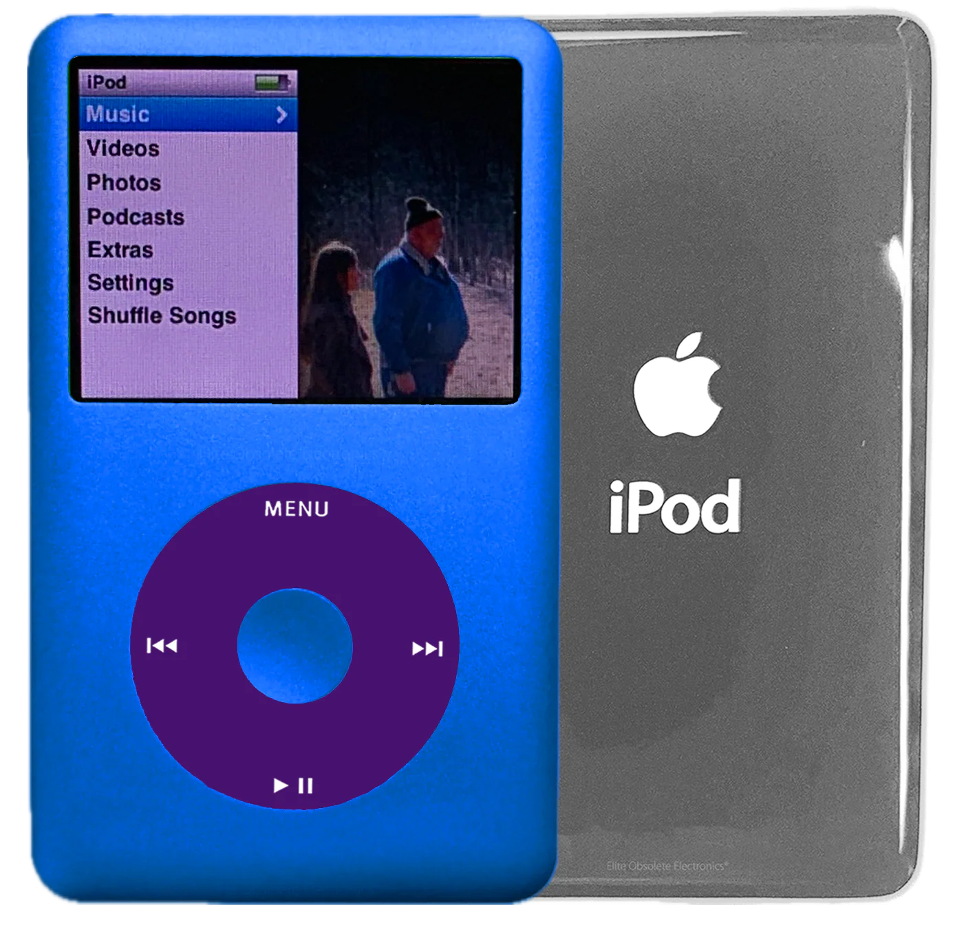 New Apple iPod Classic 6th & 7th Generation Blue / Purple / Blue (Silver)