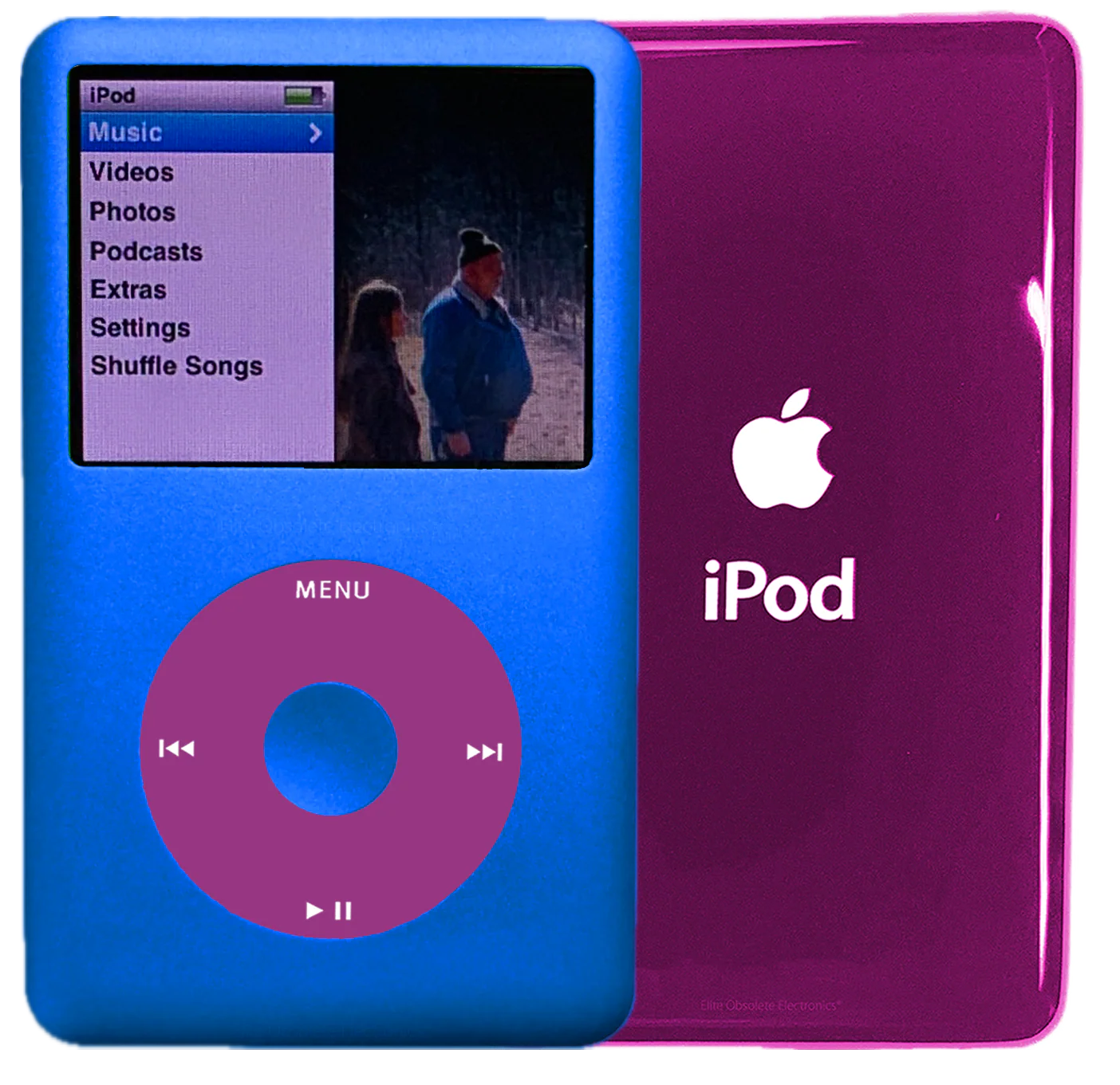 New Apple iPod Classic 6th & 7th Generation Blue / Pink / Blue (Hyper Pink)