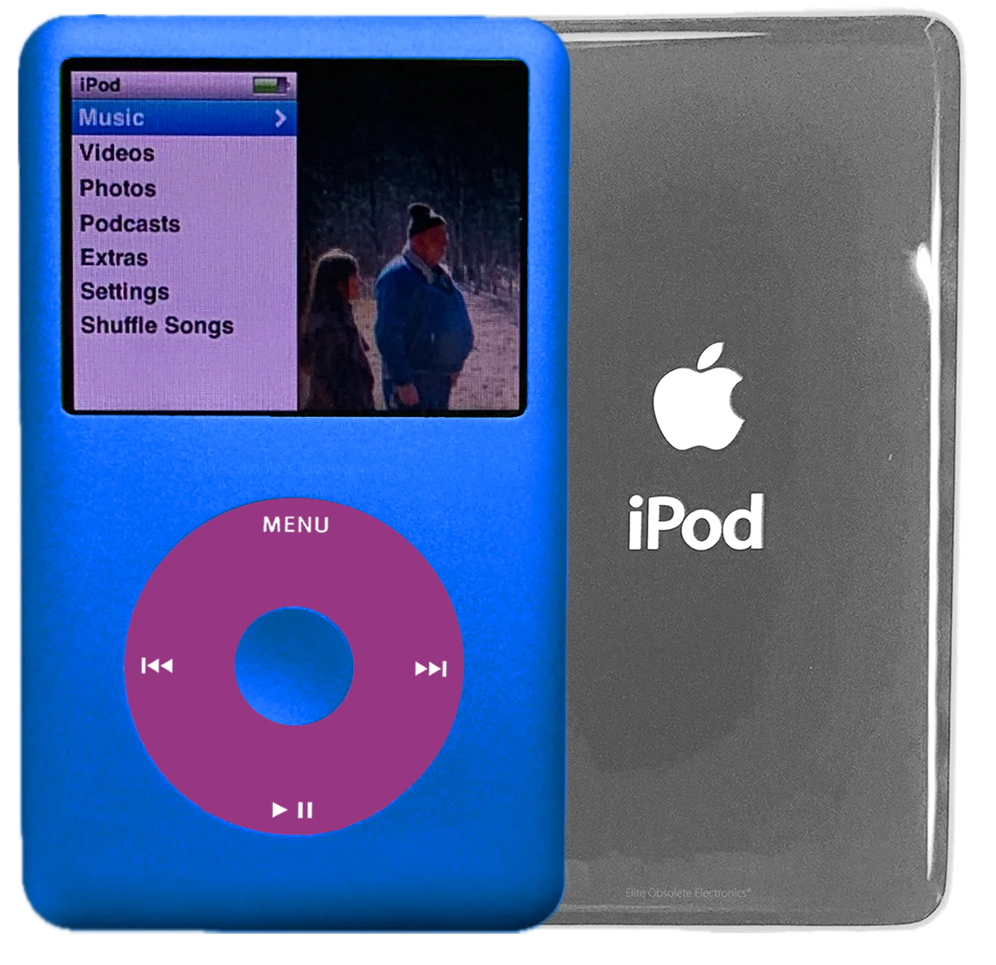 New Apple iPod Classic 6th & 7th Generation Blue / Pink / Blue (Silver)