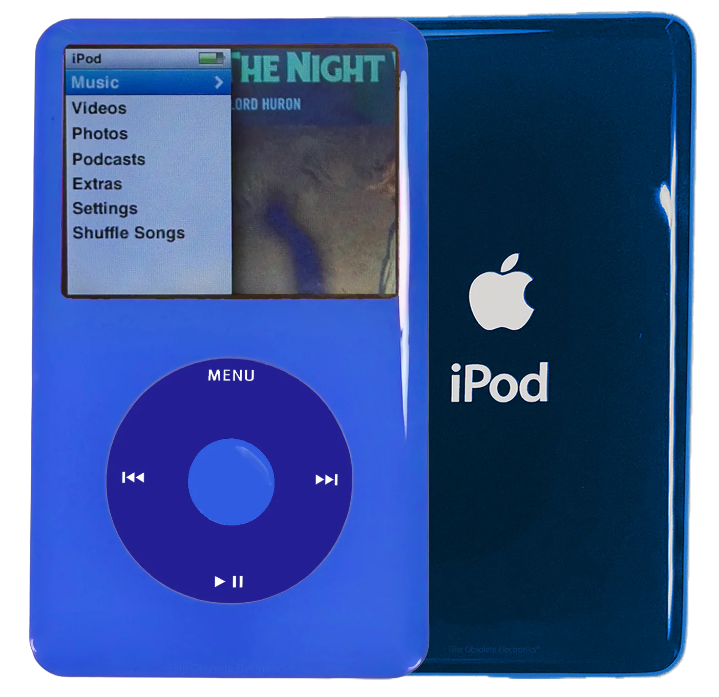 New Apple iPod Classic 6th & 7th Generation Blue Plastic / Blue / Blue Plastic (Aqua)