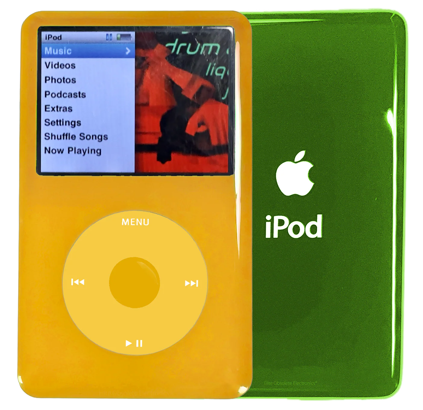 New Apple iPod Classic 6th & 7th Generation Yellow Plastic / Yellow / Yellow Plastic (Toxic Green)