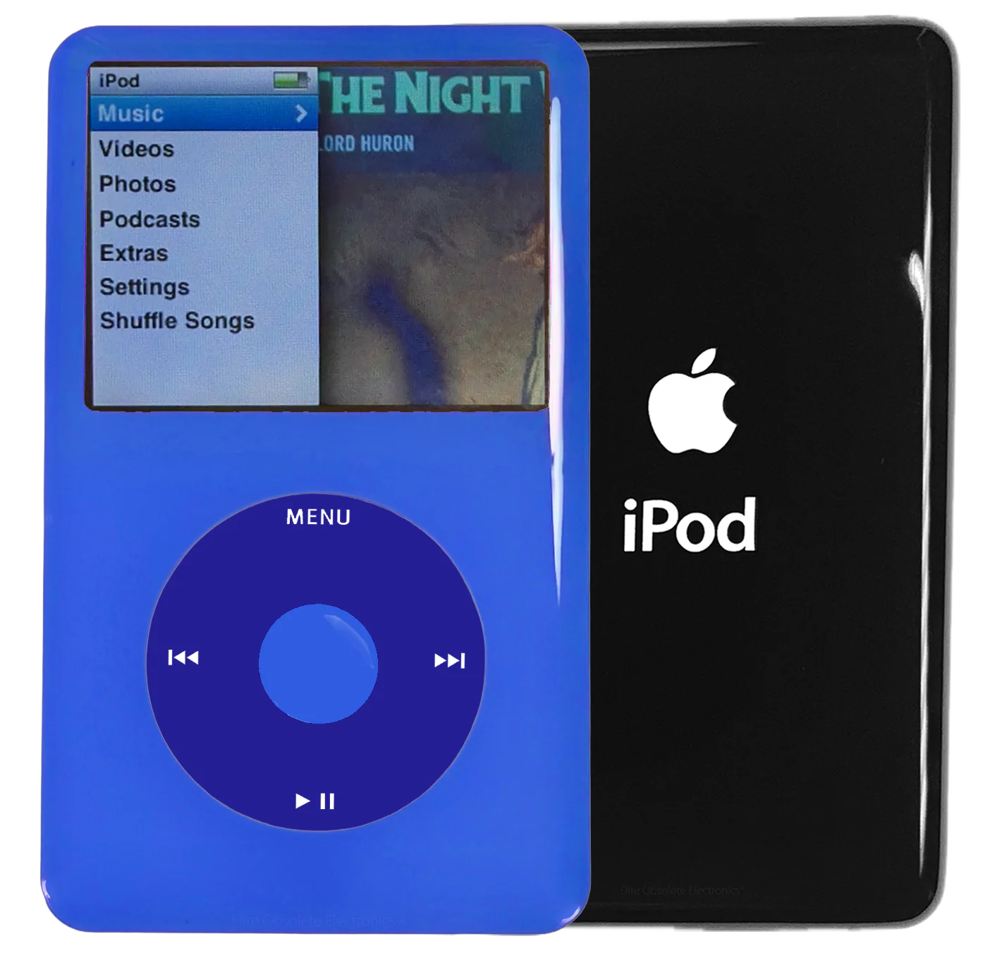 New Apple iPod Classic 6th & 7th Generation Blue Plastic / Blue / Blue Plastic (Black)