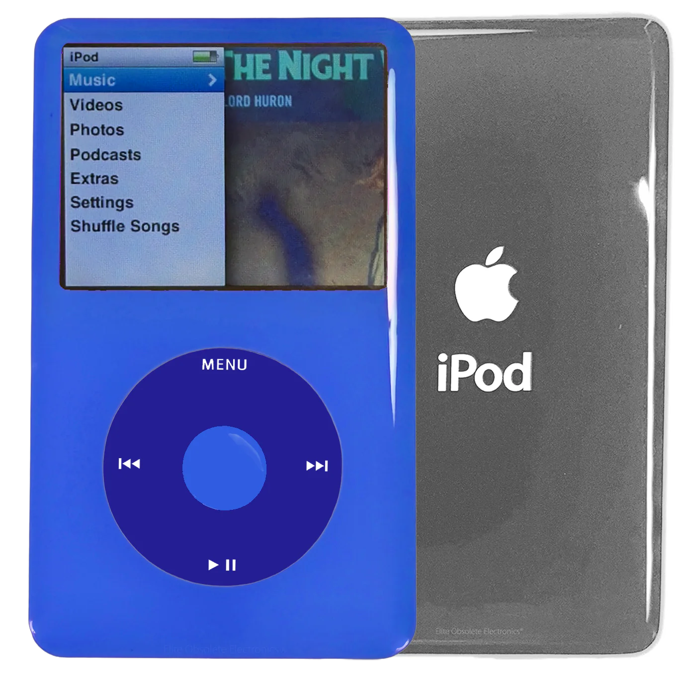 New Apple iPod Classic 6th & 7th Generation Blue Plastic / Blue / Blue Plastic (Silver)