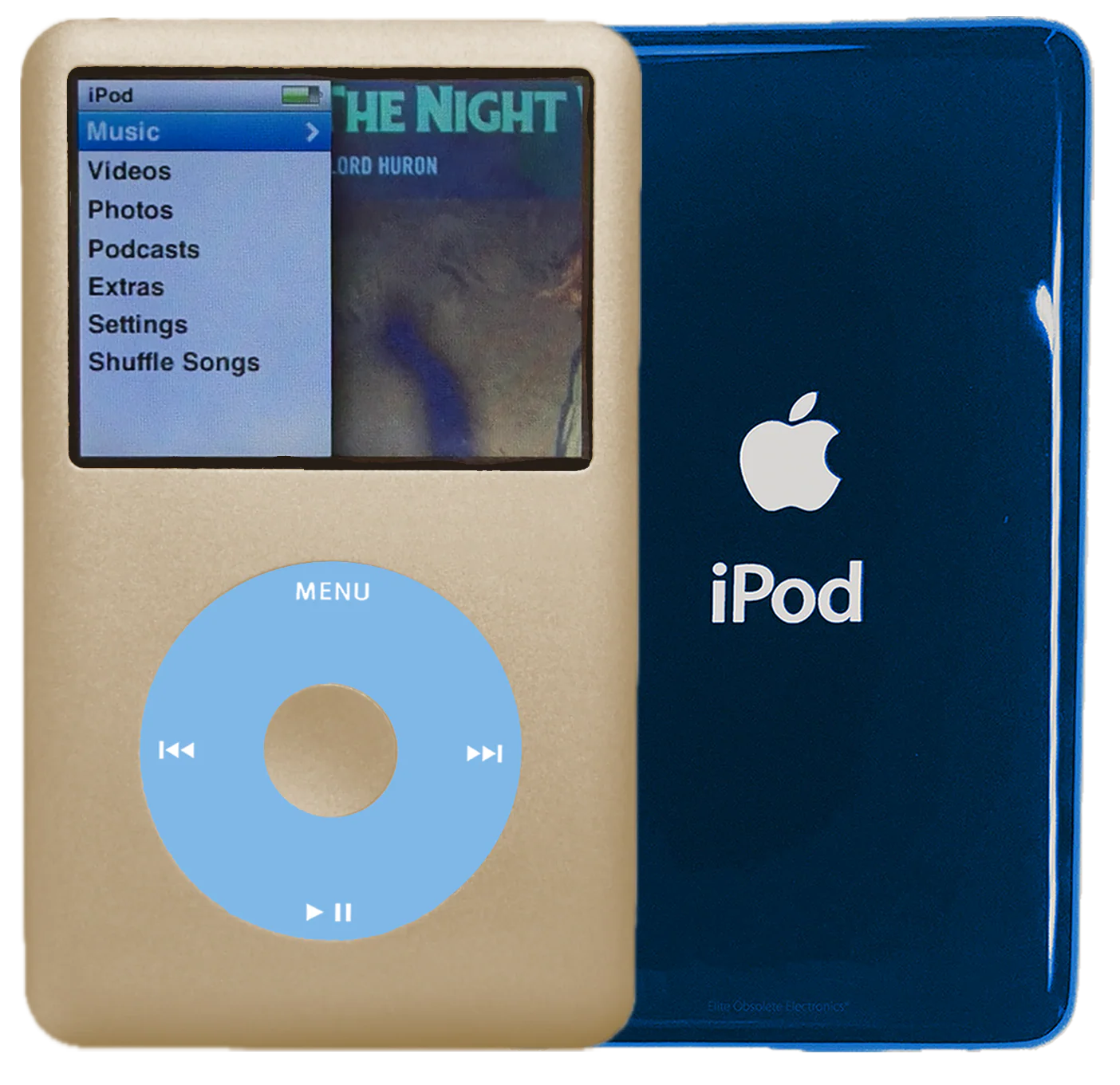 New Apple iPod Classic 6th & 7th Generation Champagne Gold / Light Blue / Champagne Gold (Aqua)