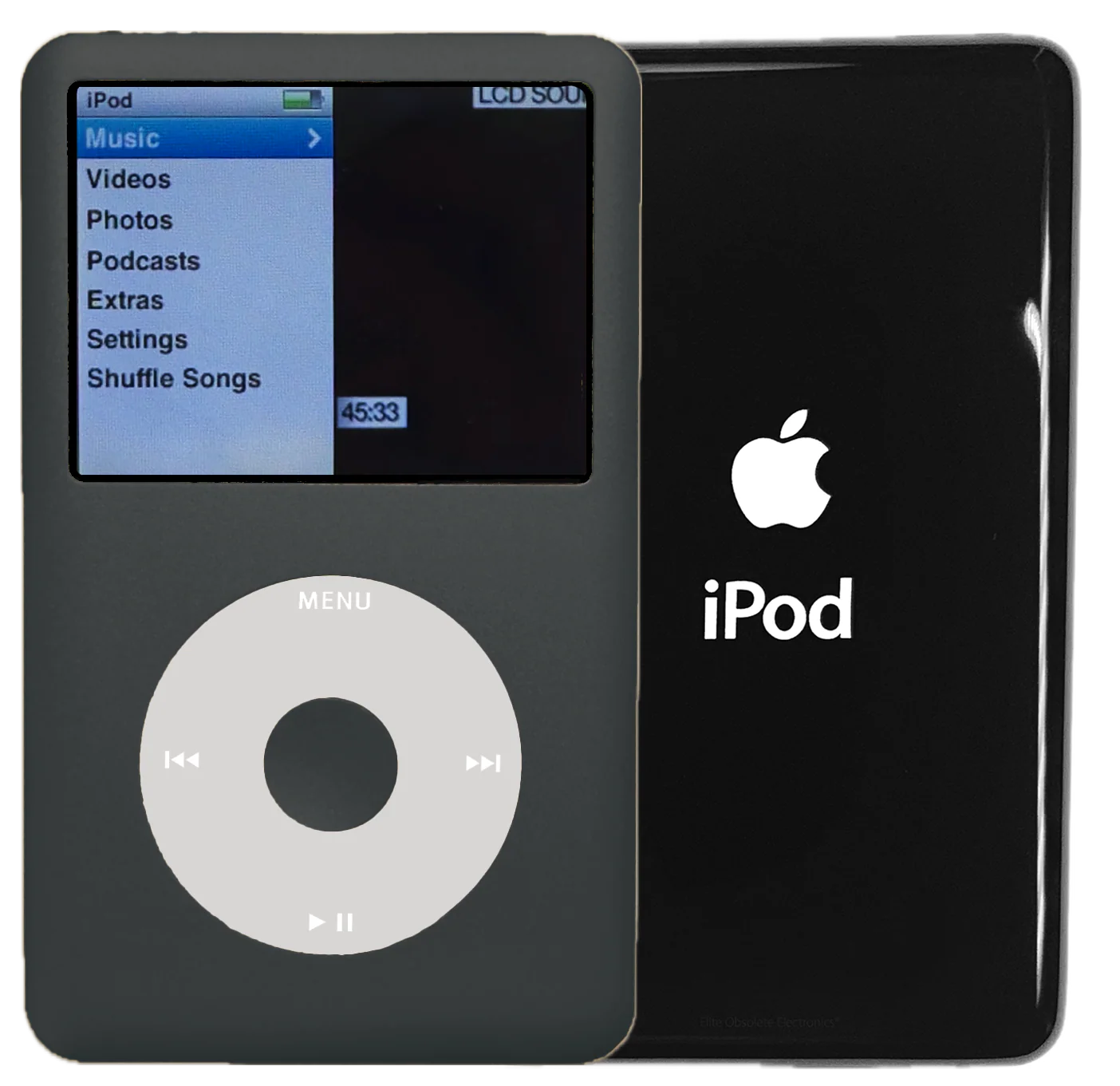 New Apple iPod Classic 6th & 7th Generation Charcoal Grey / Light Grey / Charcoal Grey (Black)