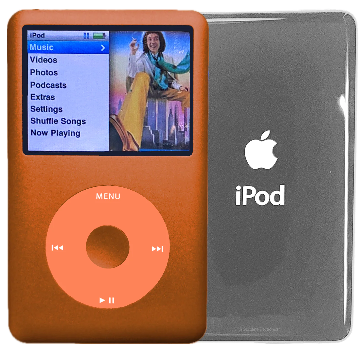 New Apple iPod Classic 6th & 7th Generation Cosmic Orange Metal / Orange / Cosmic Orange Metal (Silver)