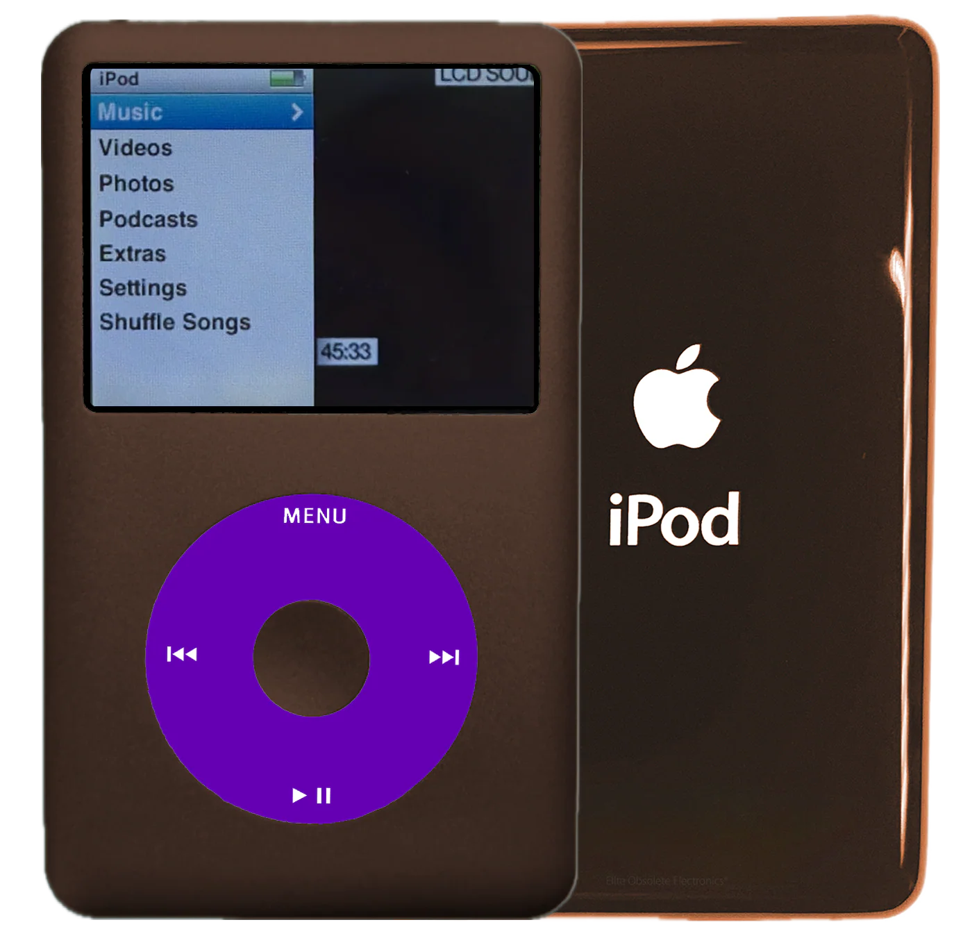 New Apple iPod Classic 6th & 7th Generation Earth Brown / Purple / Earth Brown (Rose Gold)