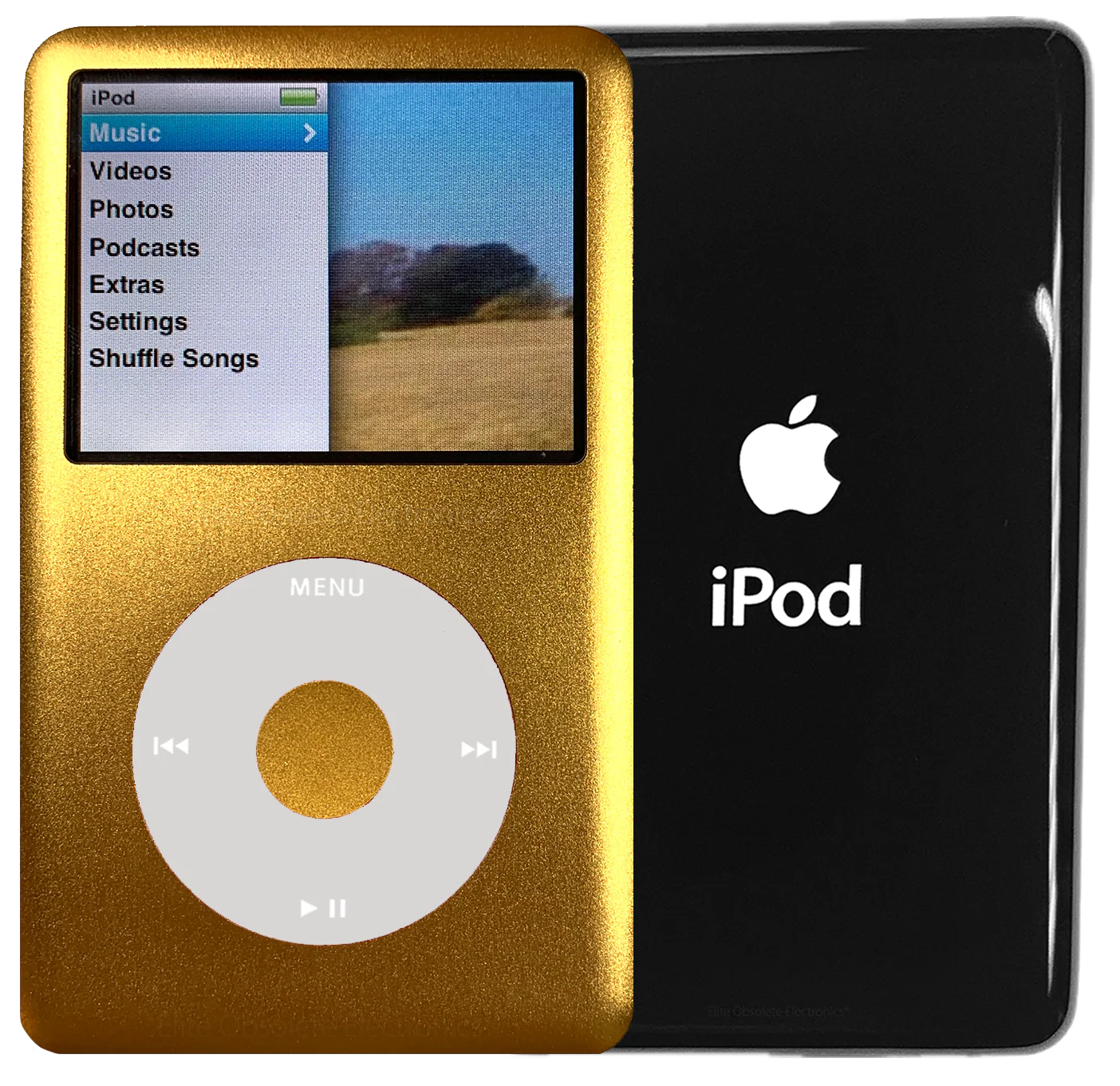 New Apple iPod Classic 6th & 7th Generation Gold Metal / Grey / Gold Metal (Black)
