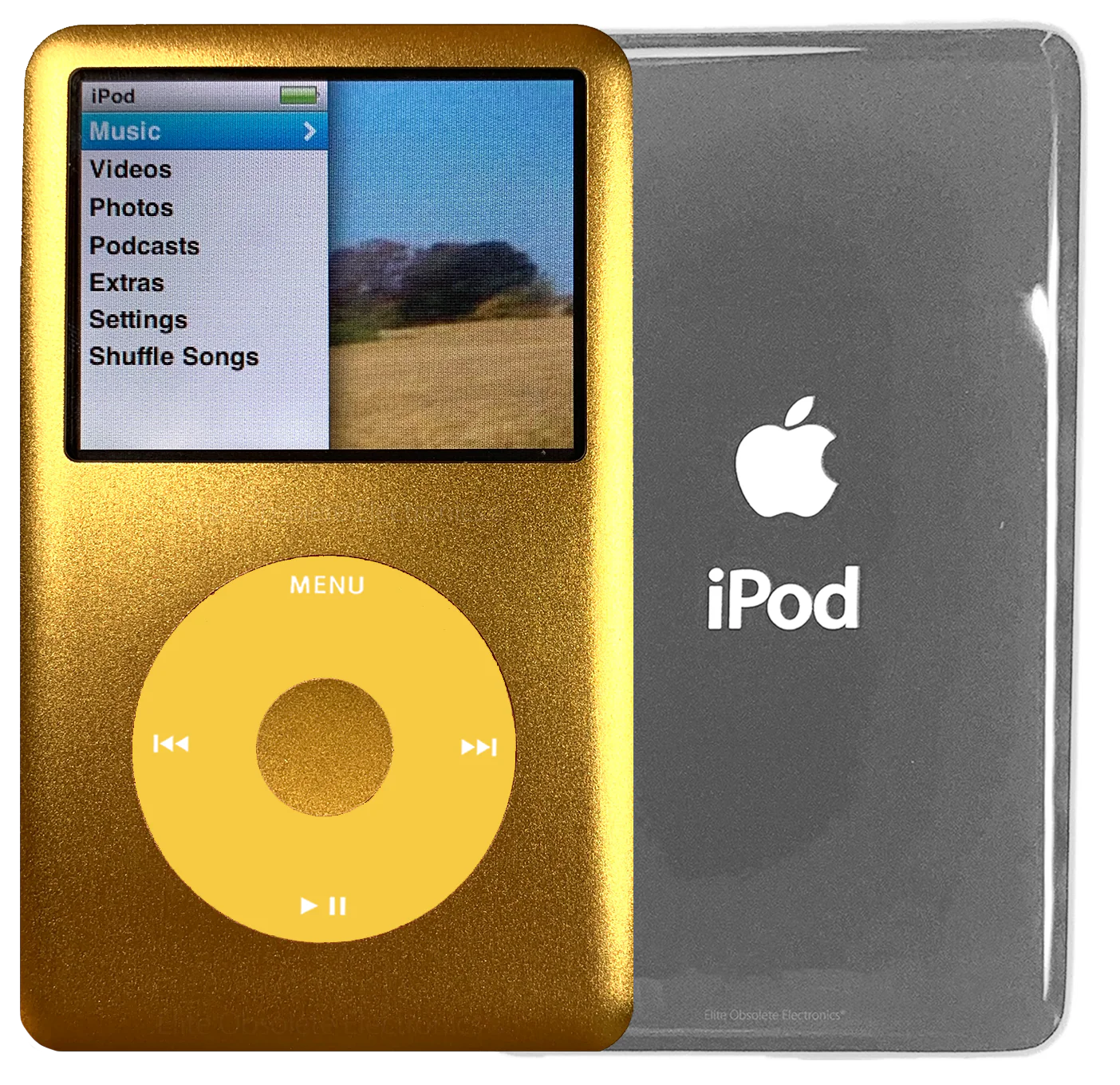 New Apple iPod Classic 6th & 7th Generation Gold Metal / Yellow / Gold Metal (Silver)