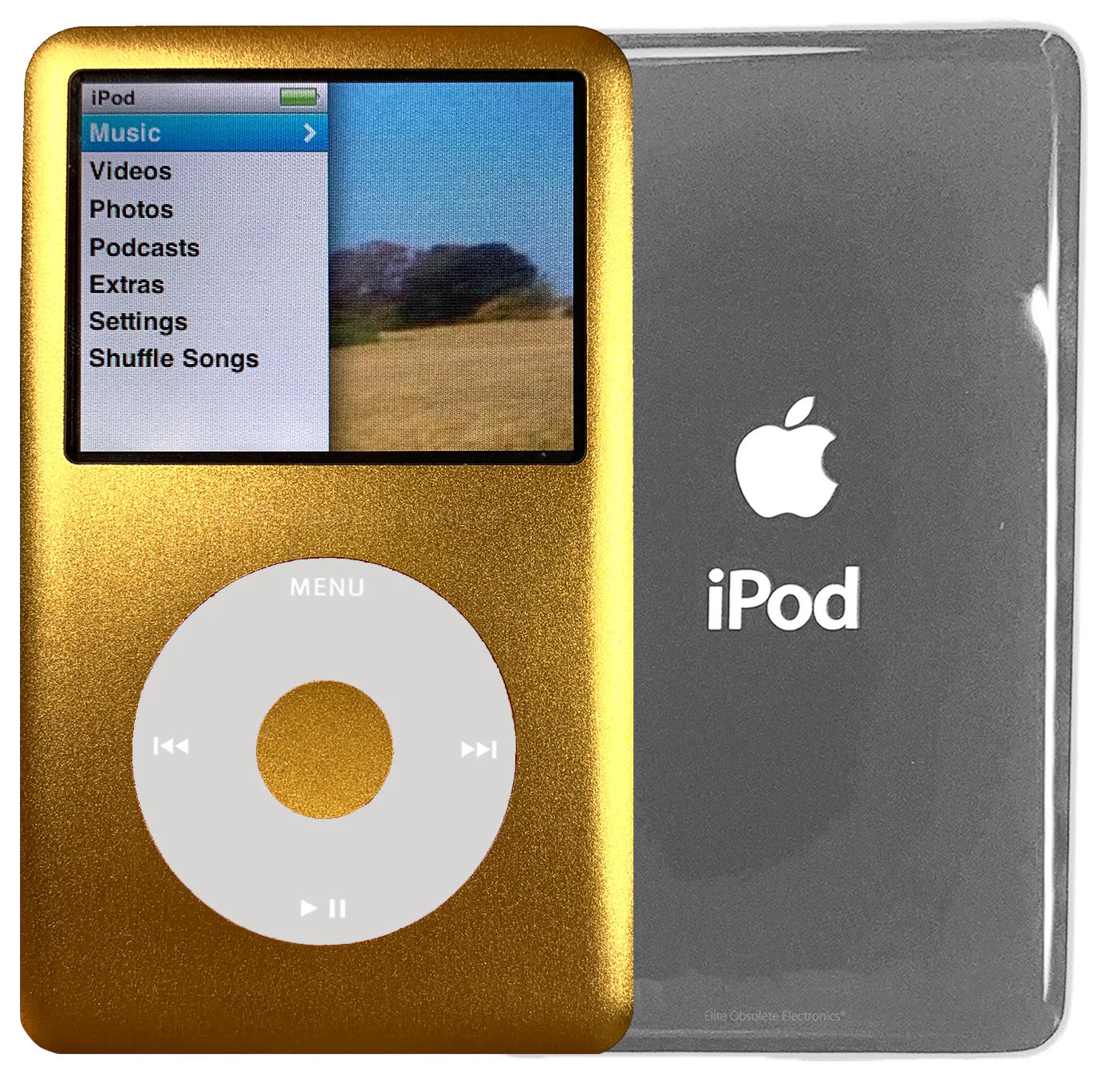 New Apple iPod Classic 6th & 7th Generation Gold Metal / Grey / Gold Metal (Silver)