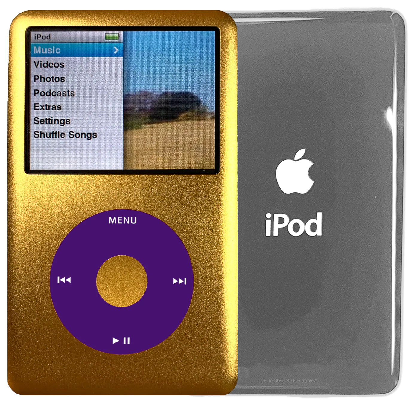 New Apple iPod Classic 6th & 7th Generation Gold Metal / Purple / Gold Metal (Silver)