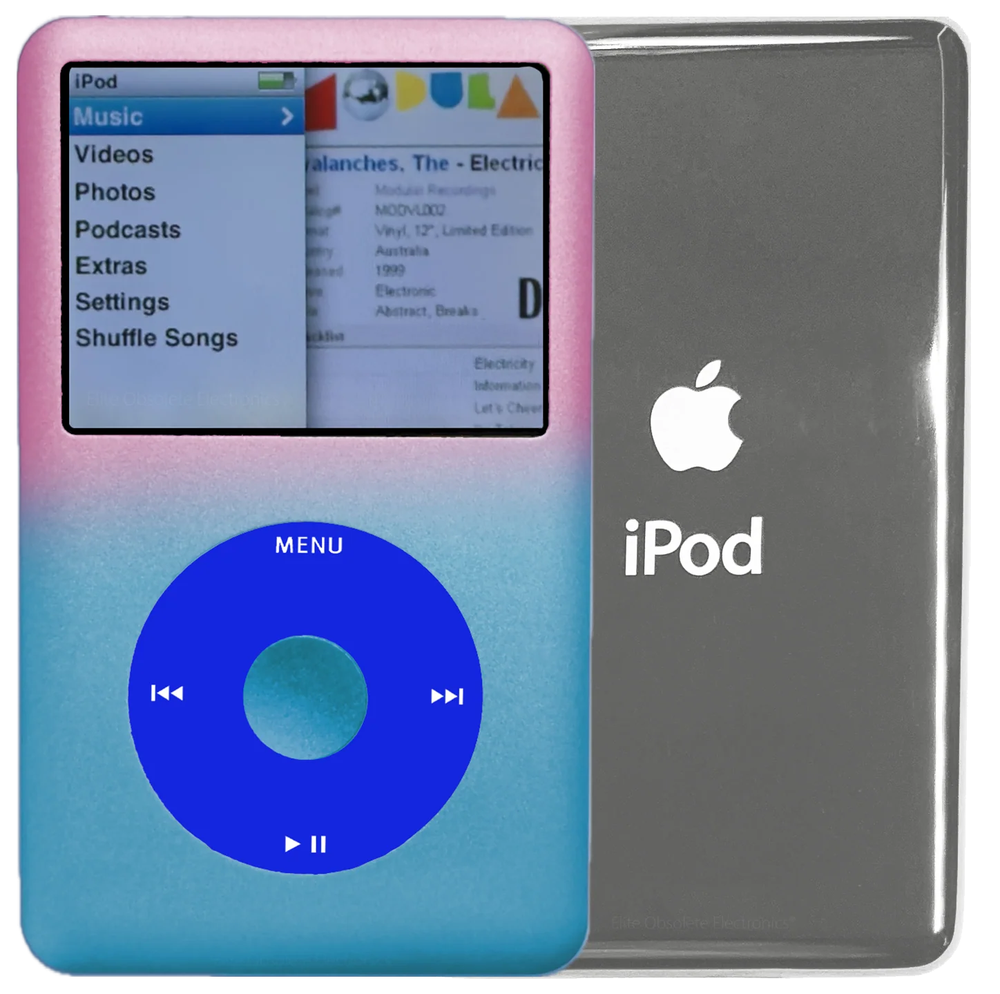 New Apple iPod Classic 6th & 7th Generation Gradient Pink & Blue / Blue / Sky Blue (Silver)
