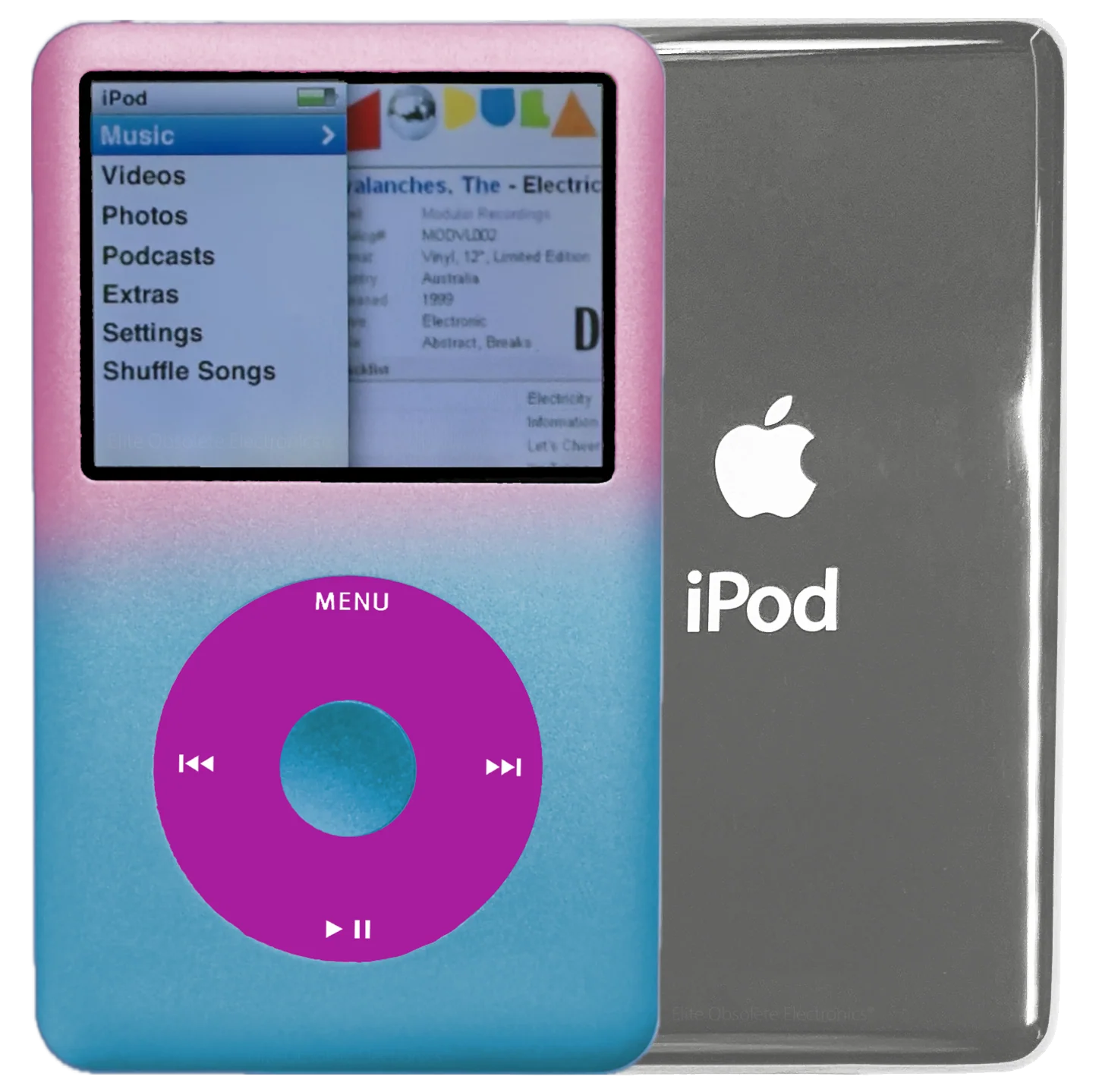 New Apple iPod Classic 6th & 7th Generation Gradient Pink & Blue / Pink / Sky Blue (Silver)