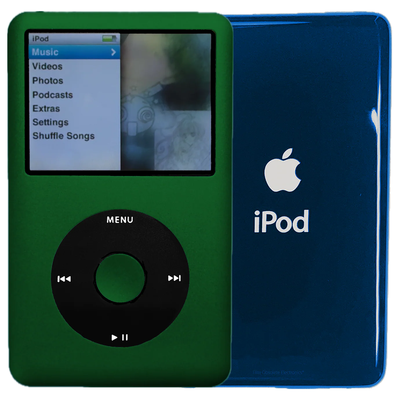 New Apple iPod Classic 6th & 7th Generation Jungle Green / Black / Jungle Green (Aqua)